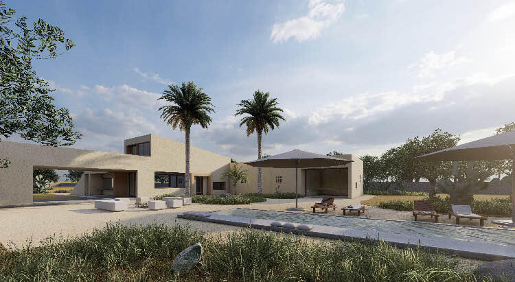 Villa moderna con Piscina e Trullo