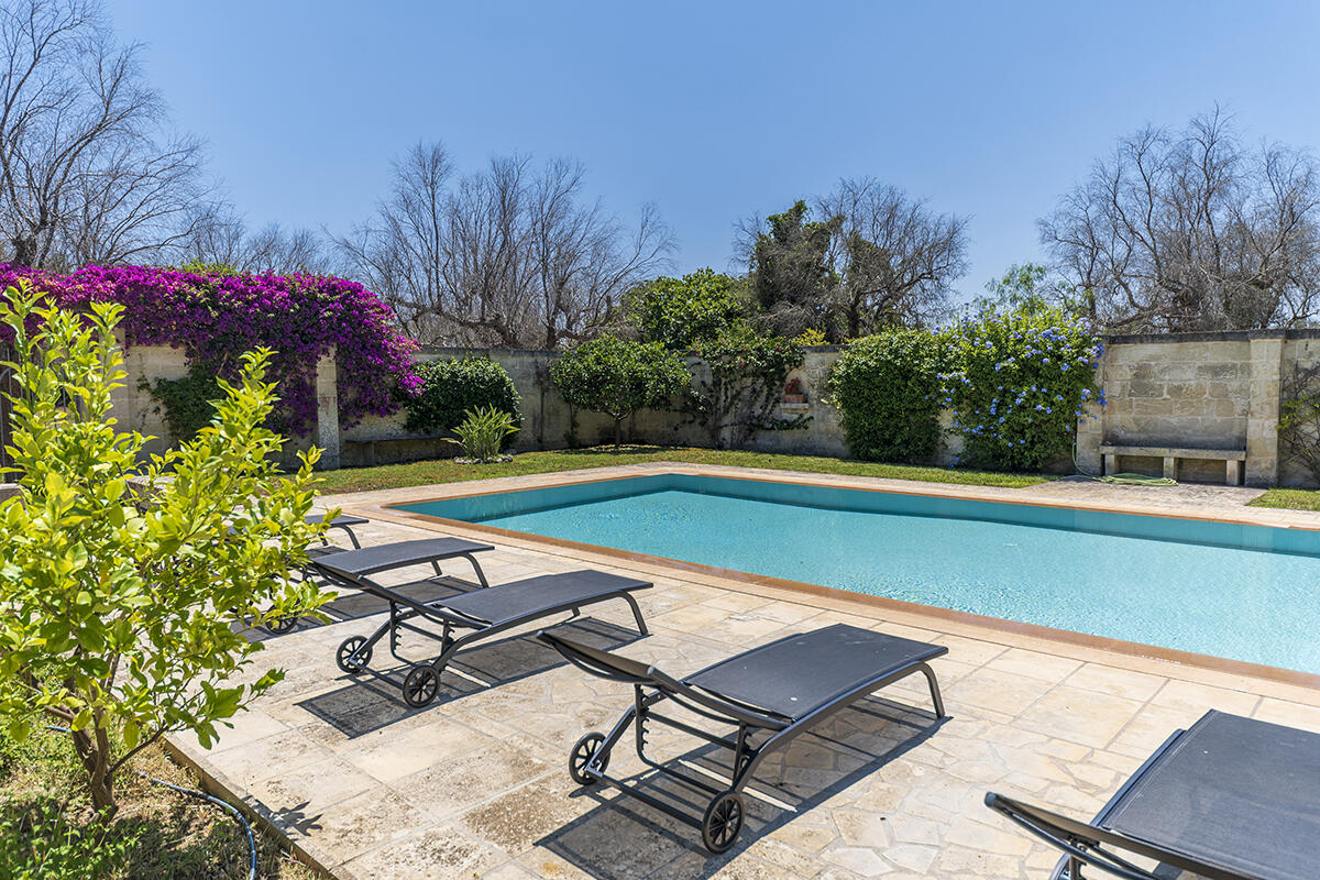 Villa with pool and olive groves for sale
