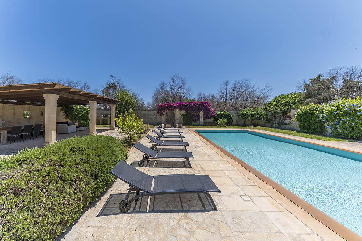 Villa with pool and olive groves for sale