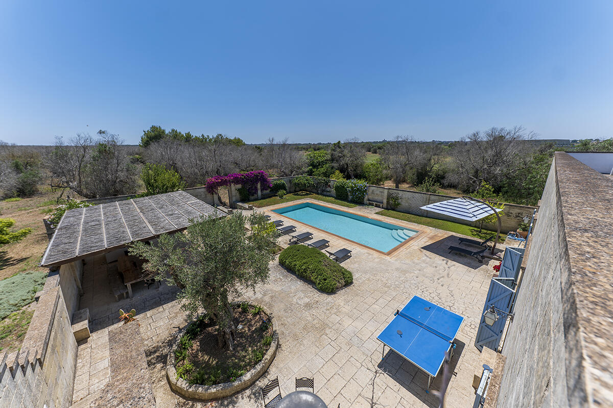 Villa with pool and olive groves for sale
