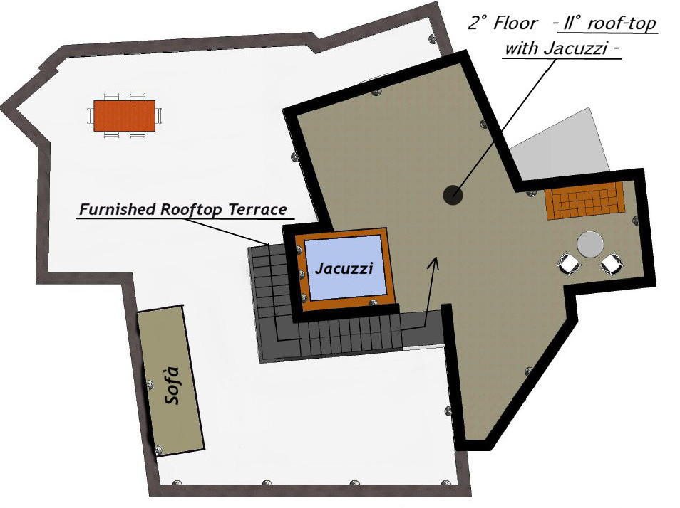 Floor Plan Top Roof Terrace